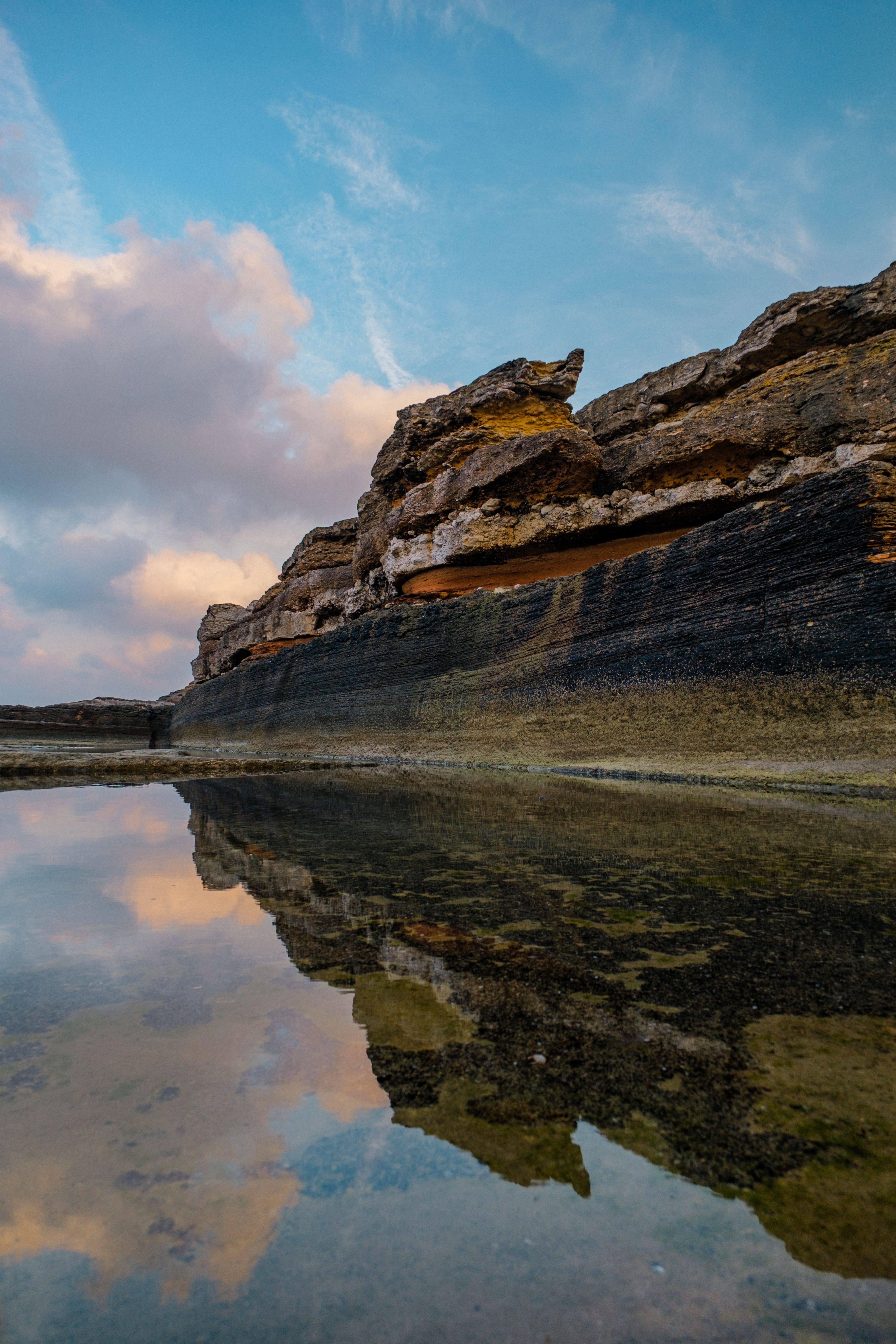 Scenic Rock Formation Reflection at Sunset in Kocaeli · Free Stock Photo