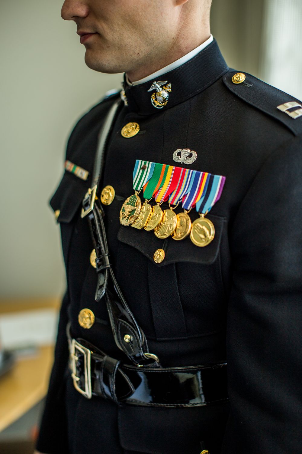Military Officer in Dress Uniform with Medals · Free Stock Photo