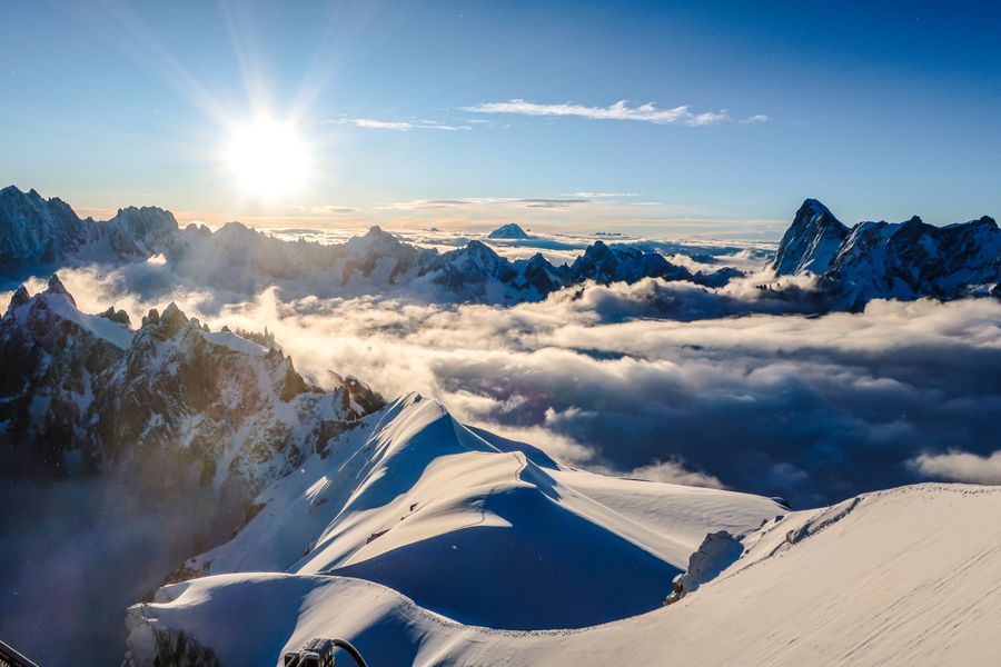 A question in the snow — The French Alps