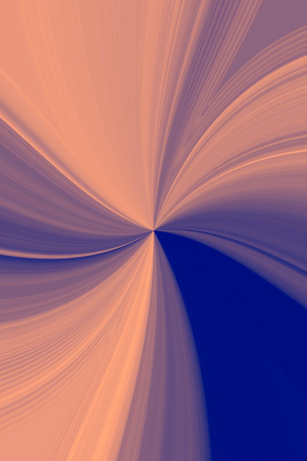 Abstract Swirling Patterns in Blue and Peach · Free Stock Photo