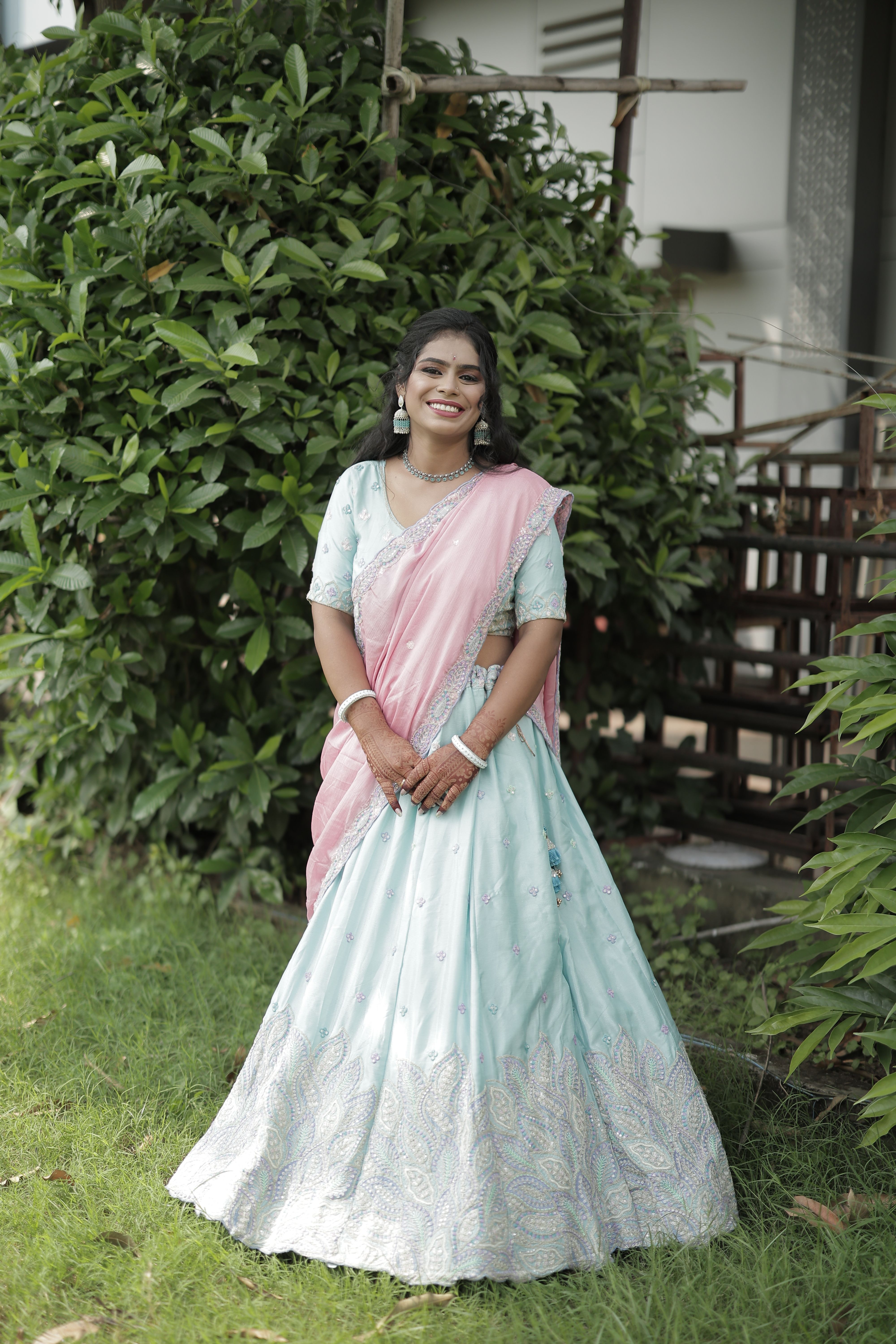 Elegant Portrait of Woman in Traditional Indian Attire · Free Stock Photo