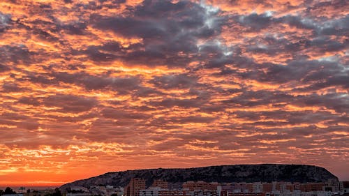 Foto d'estoc gratuïta de mar de núvols