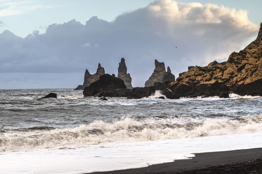 Vik Iceland black sand beach