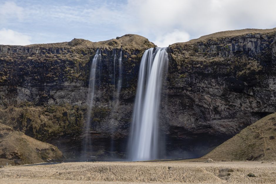 Cascade de Seljalandsfoss en Islande