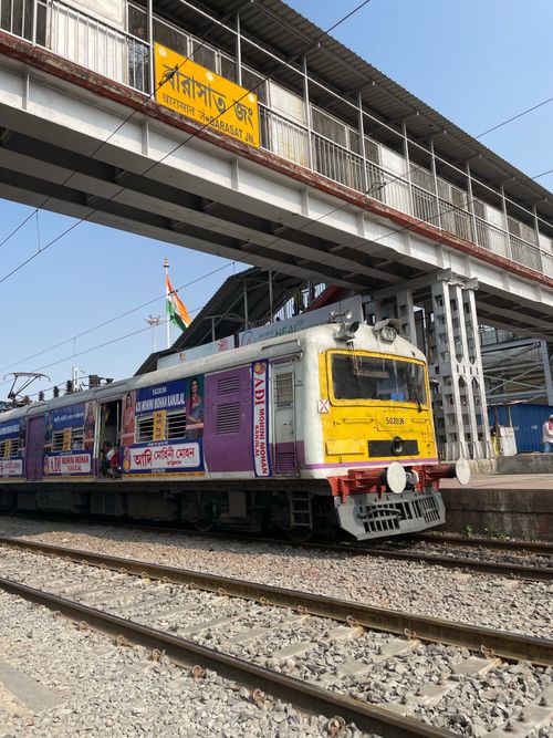 Free Indian Local Train  Stock Photo