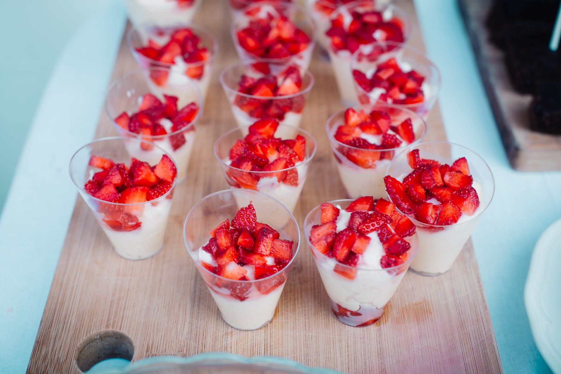 Strawberry Angel Food Cups