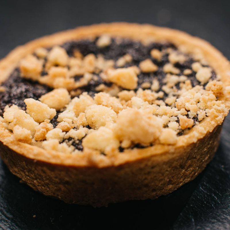 Holiday Cranberry Tart with Cinnamon Crumb Topping