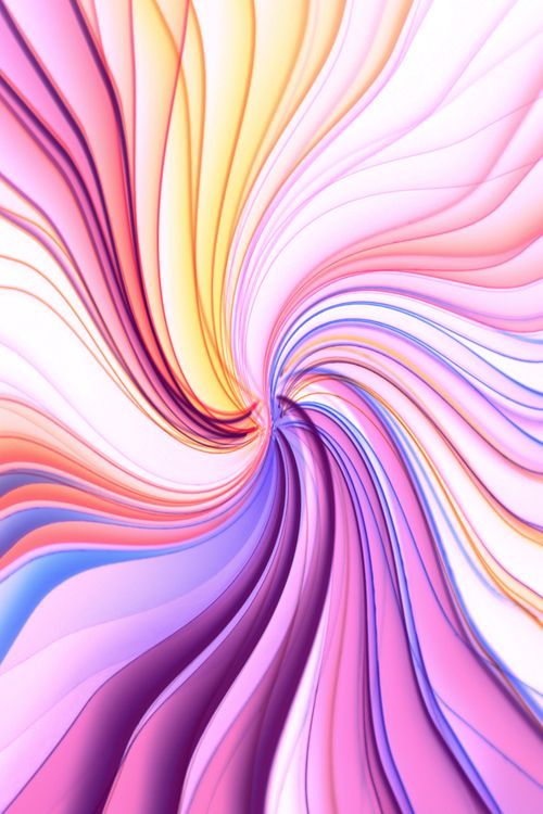 Free Beautiful and vibrant abstract swirl featuring pastel colors and dynamic curves. Stock Photo