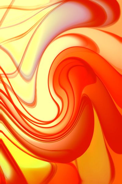 Vibrant Orange and Yellow Abstract Waves · Free Stock Photo