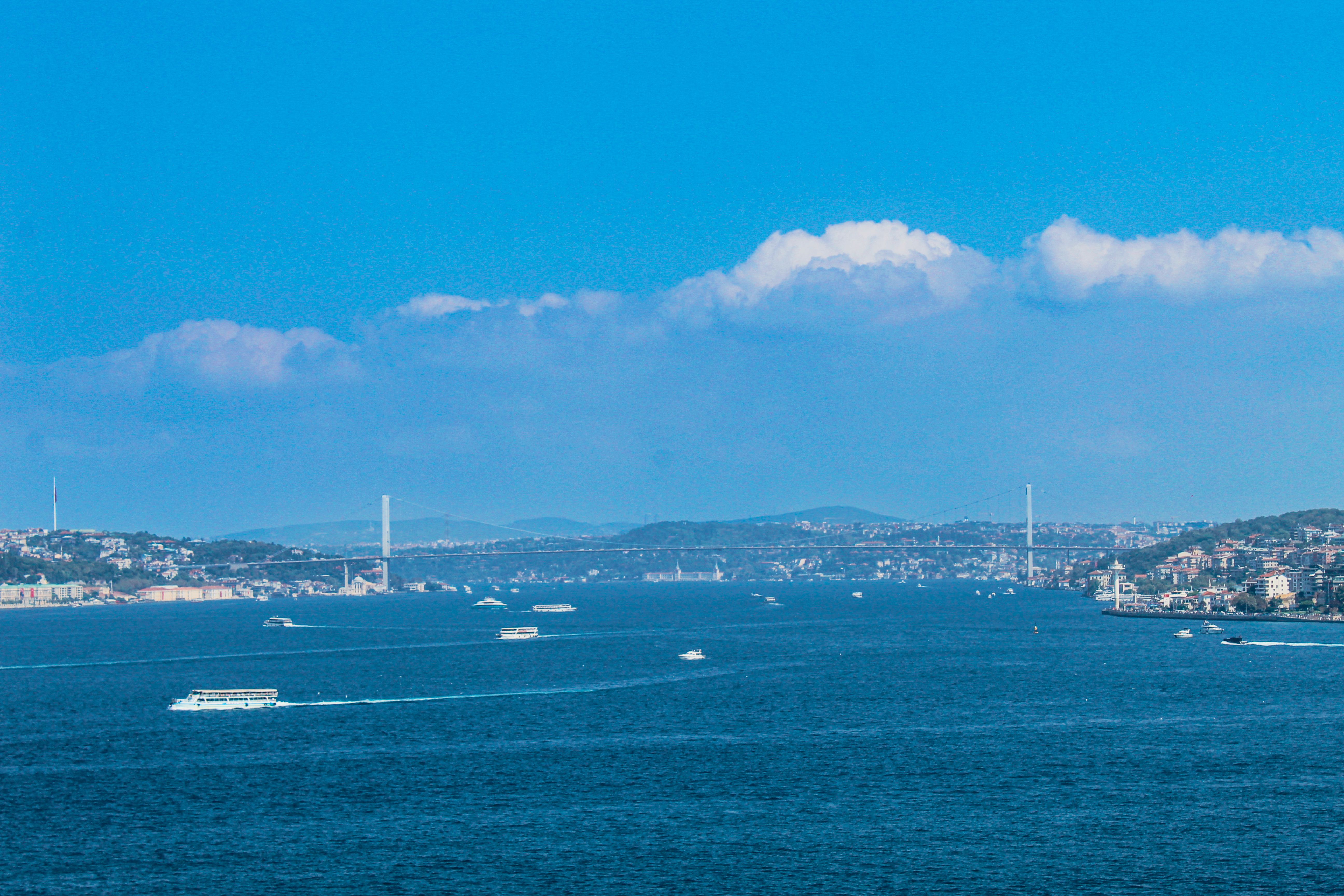 Scenic View of the Bosphorus Strait in Türkiye · Free Stock Photo