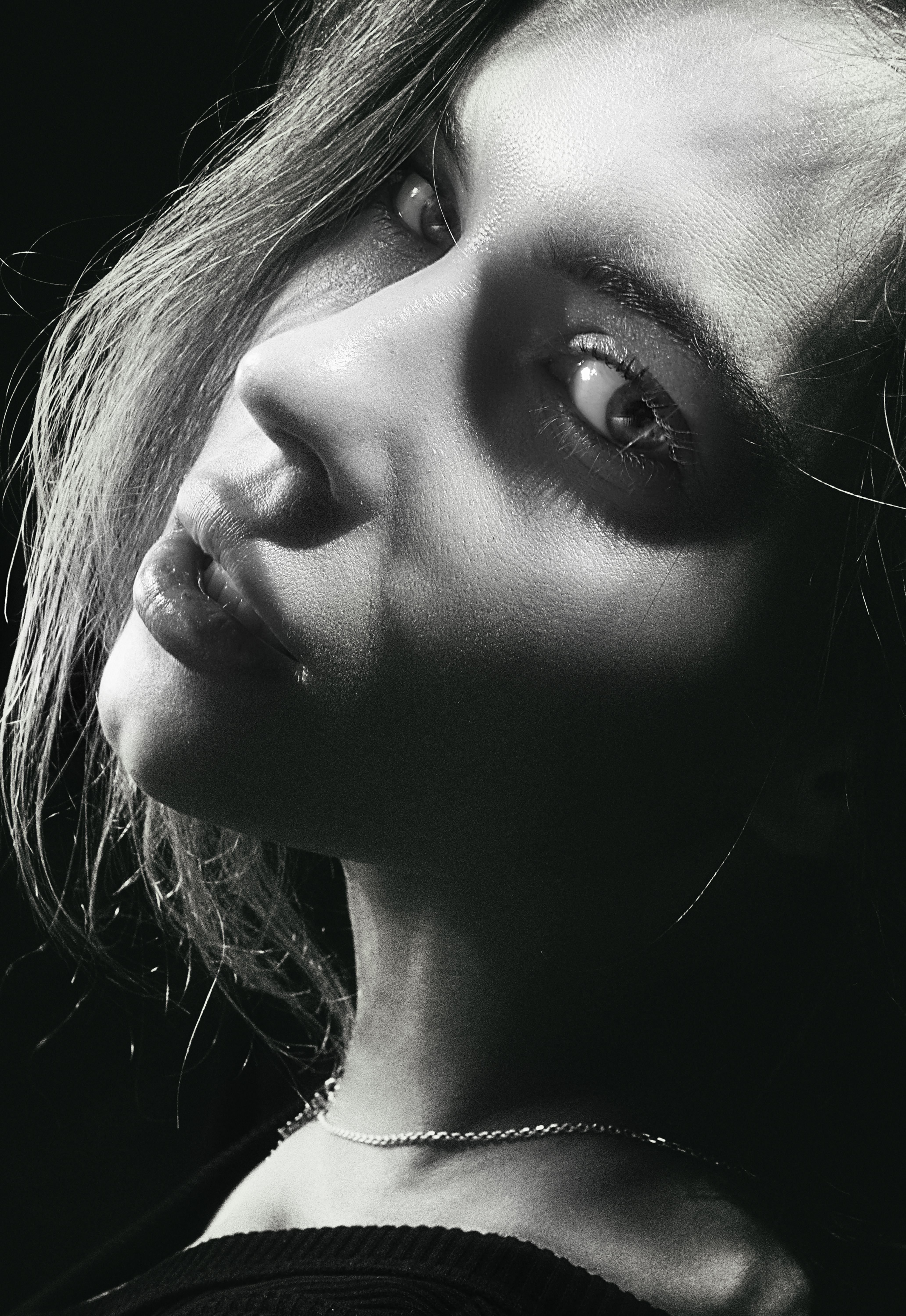 Striking Black and White Portrait of a Woman · Free Stock Photo