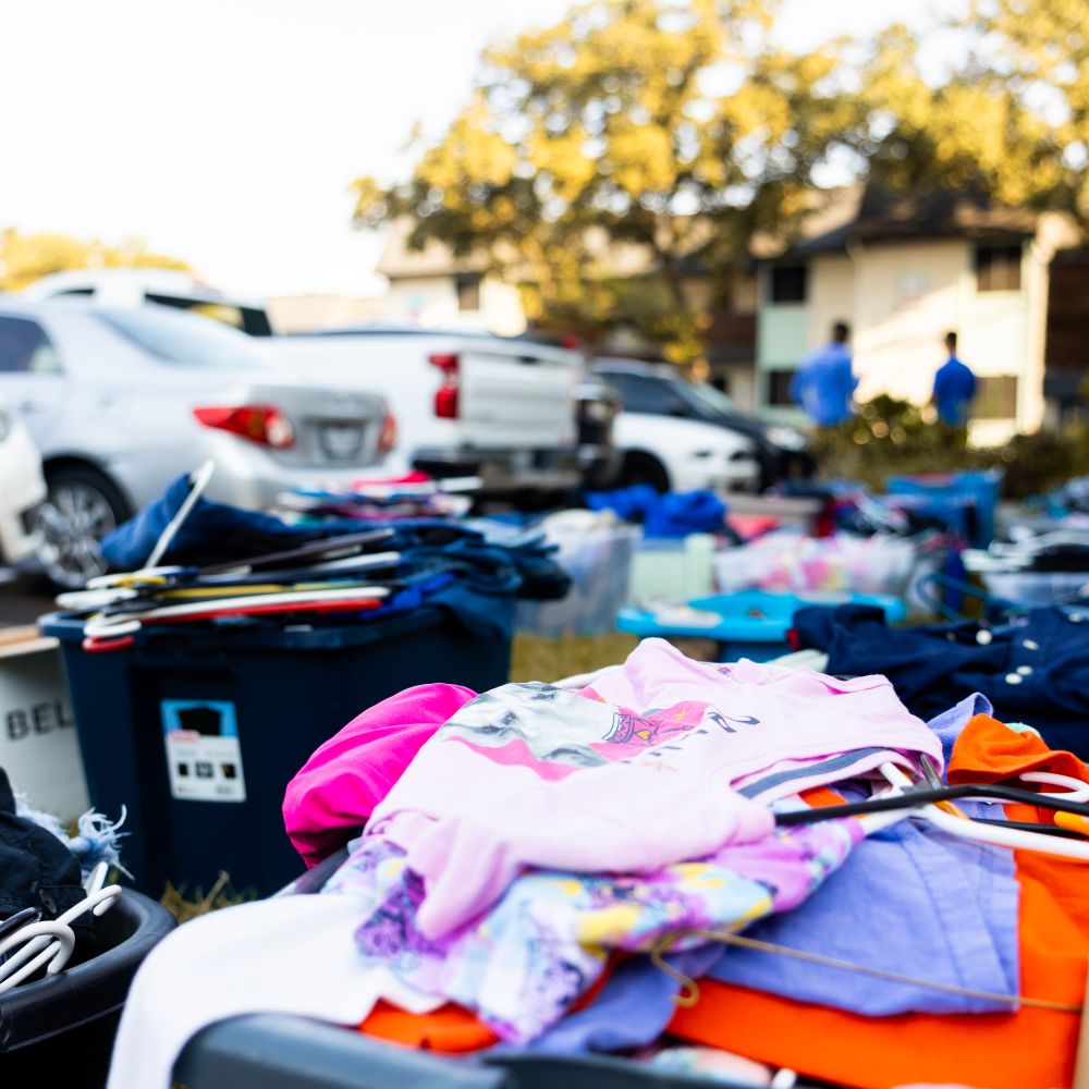 Coldstream — belongings being loaded for transport to storage