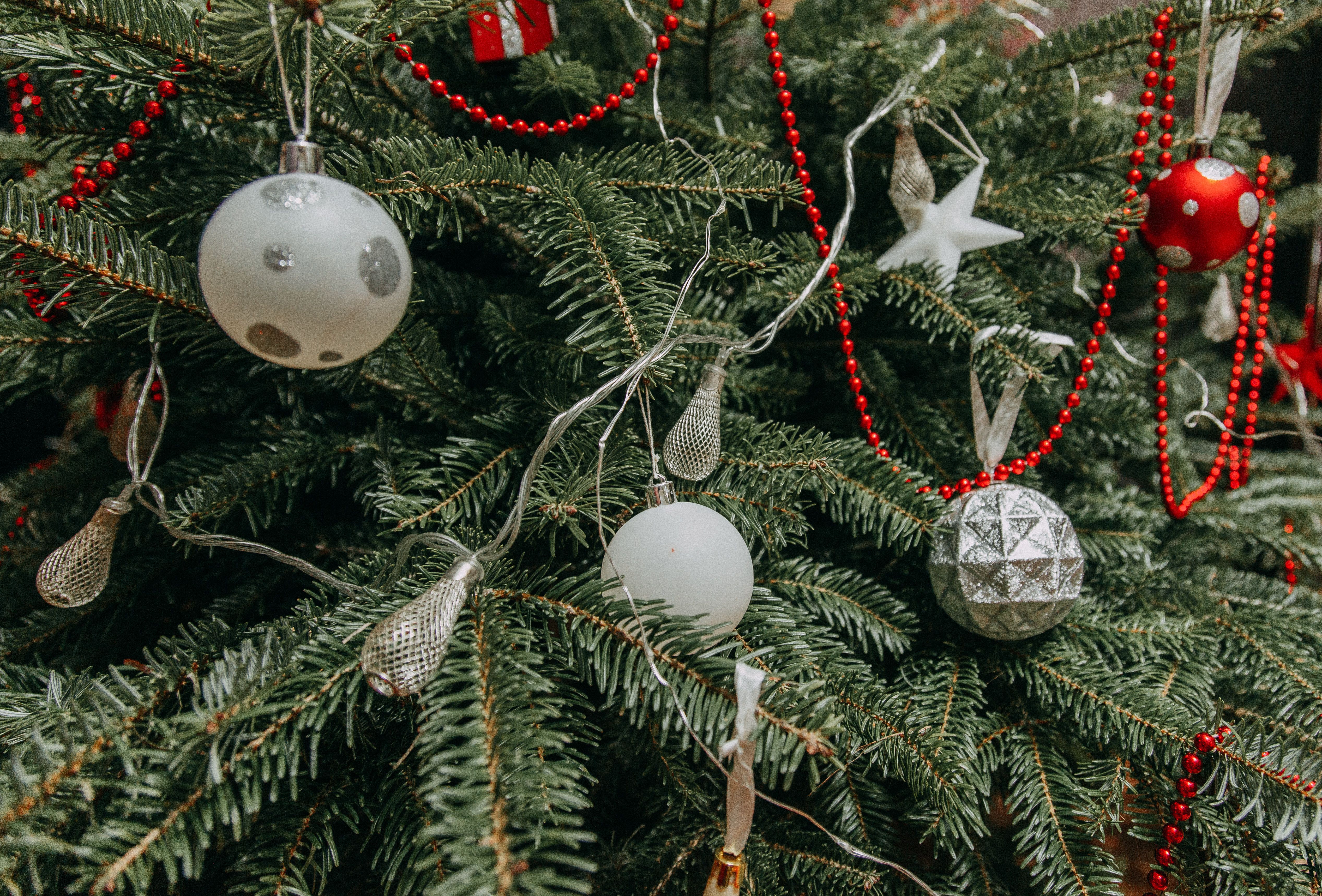 Christmas Tree With Baubles · Free Stock Photo
