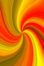 Vibrant Abstract Swirl with Warm Hues