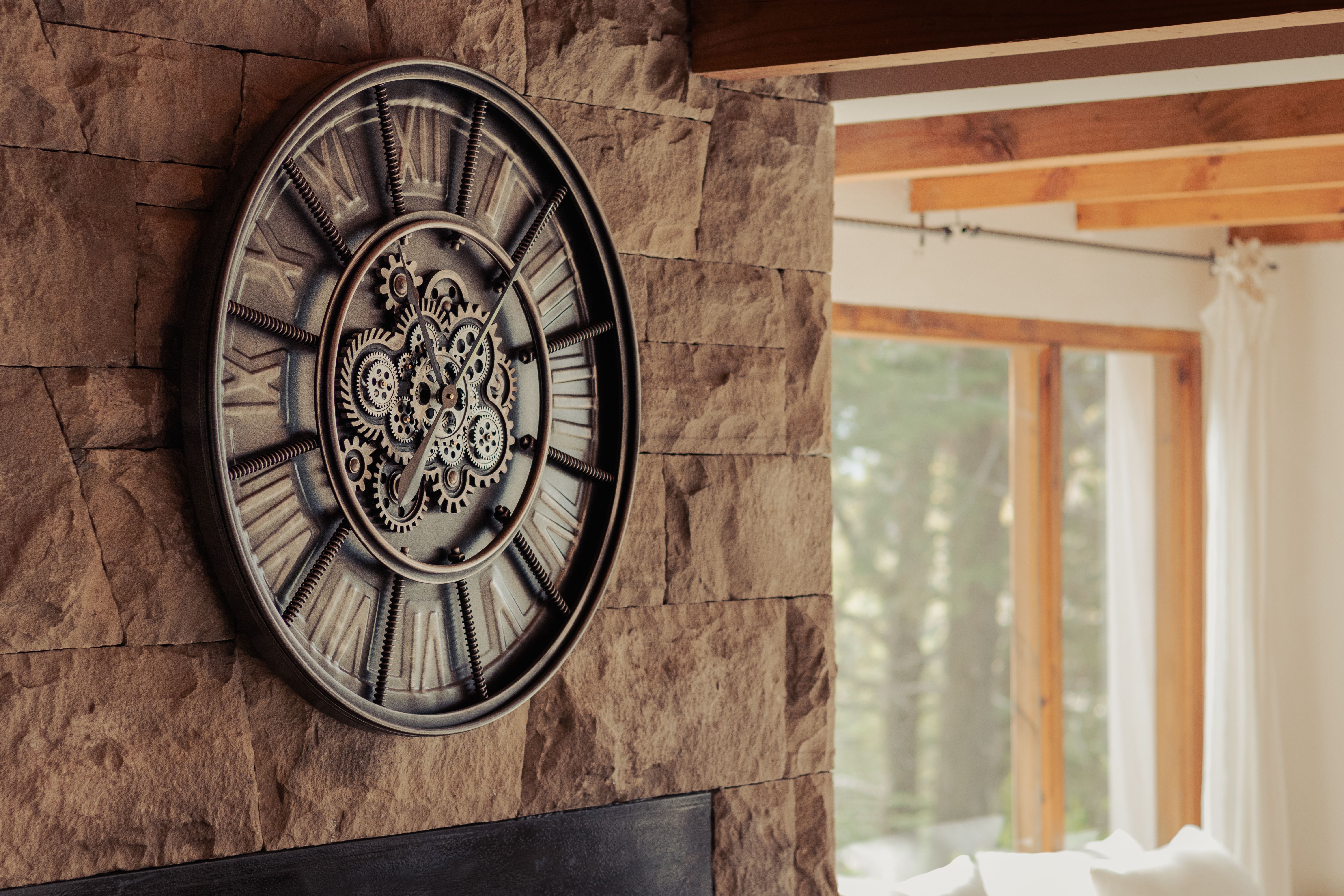 Oversized Rustic Clocks