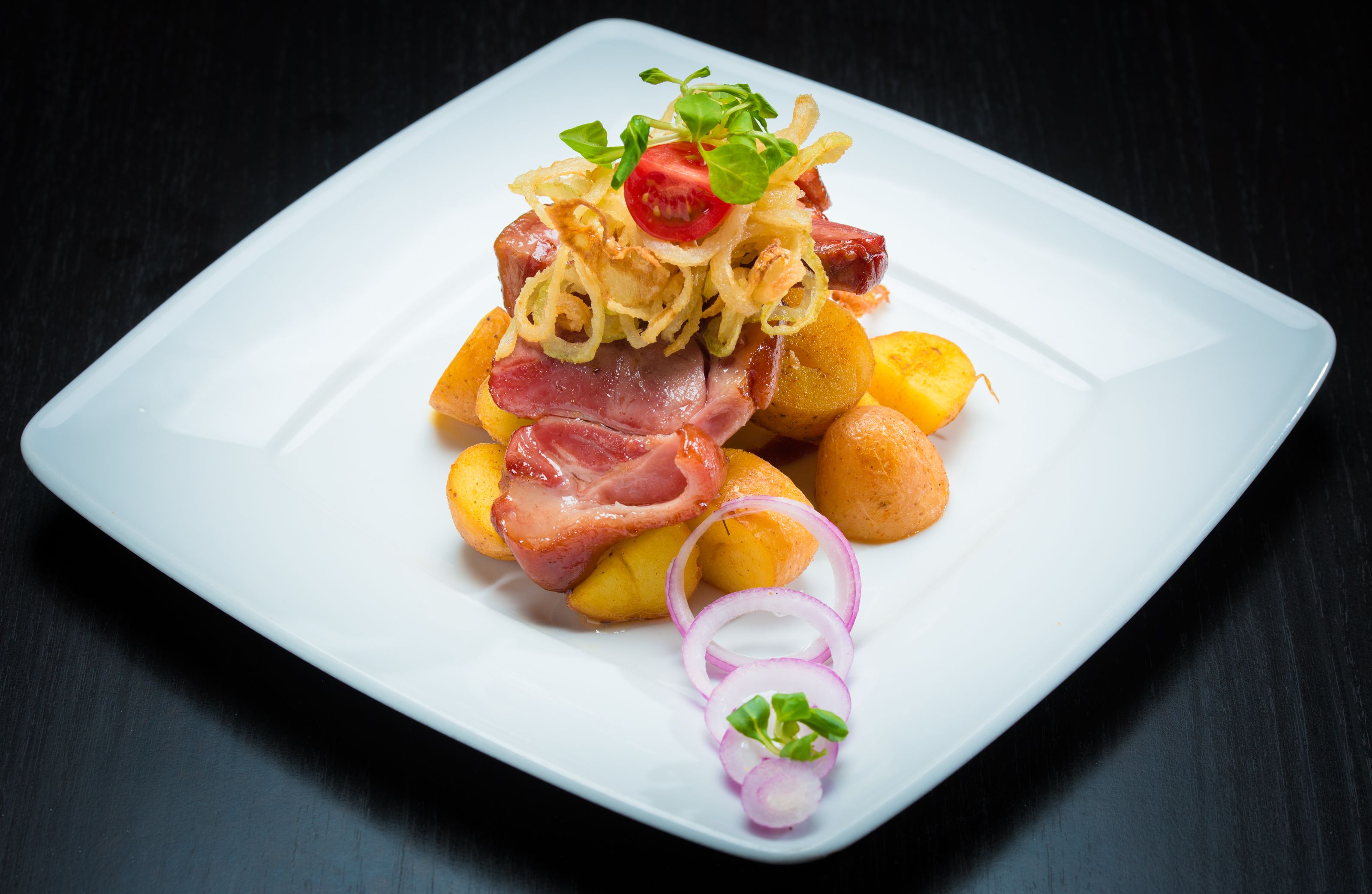 Bratislava old town food scene and traditional Slovak dishes