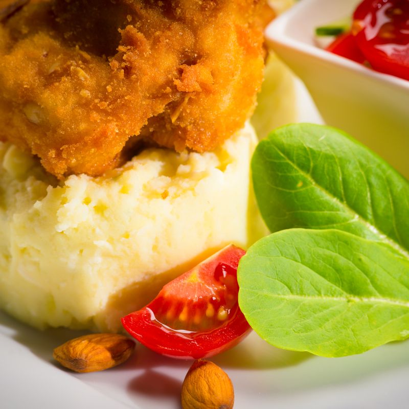 Crispy Bacon Mashed Potatoes