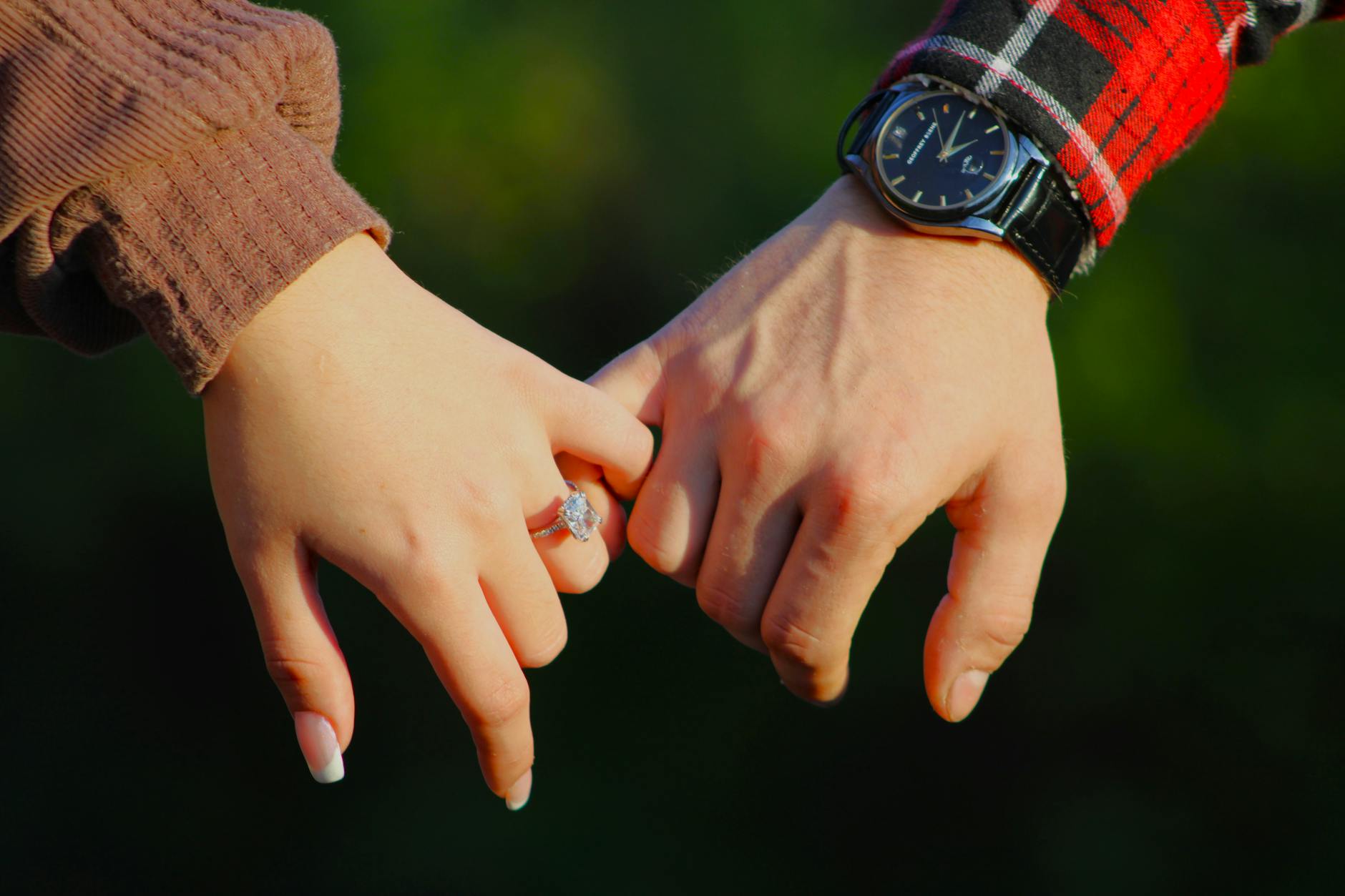 Free stock photo of autumn aesthetic, couples photography, engagement photo