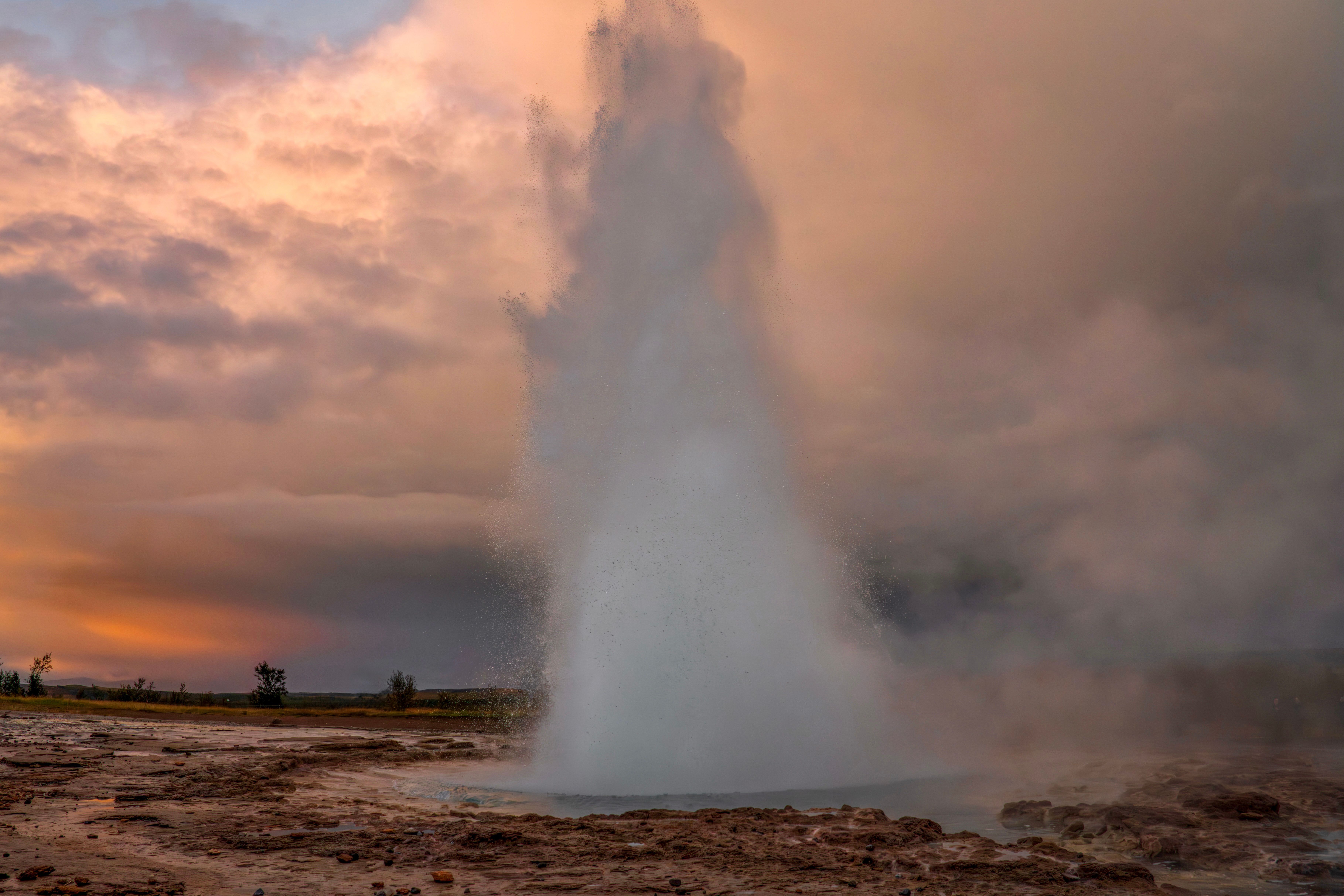 golden circle iceland geysir strokkur eruption geyser geyser field geothermal