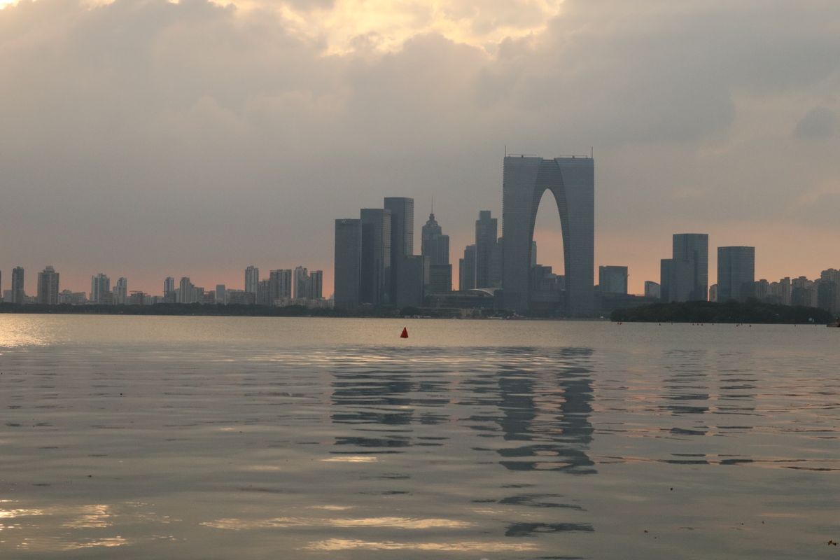 See Modern Suzhou at Jinji Lake