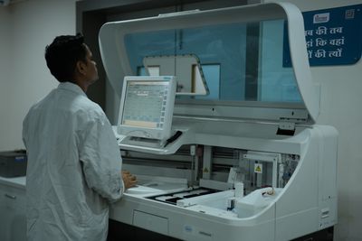 Frozen sperm thawing procedure demonstration