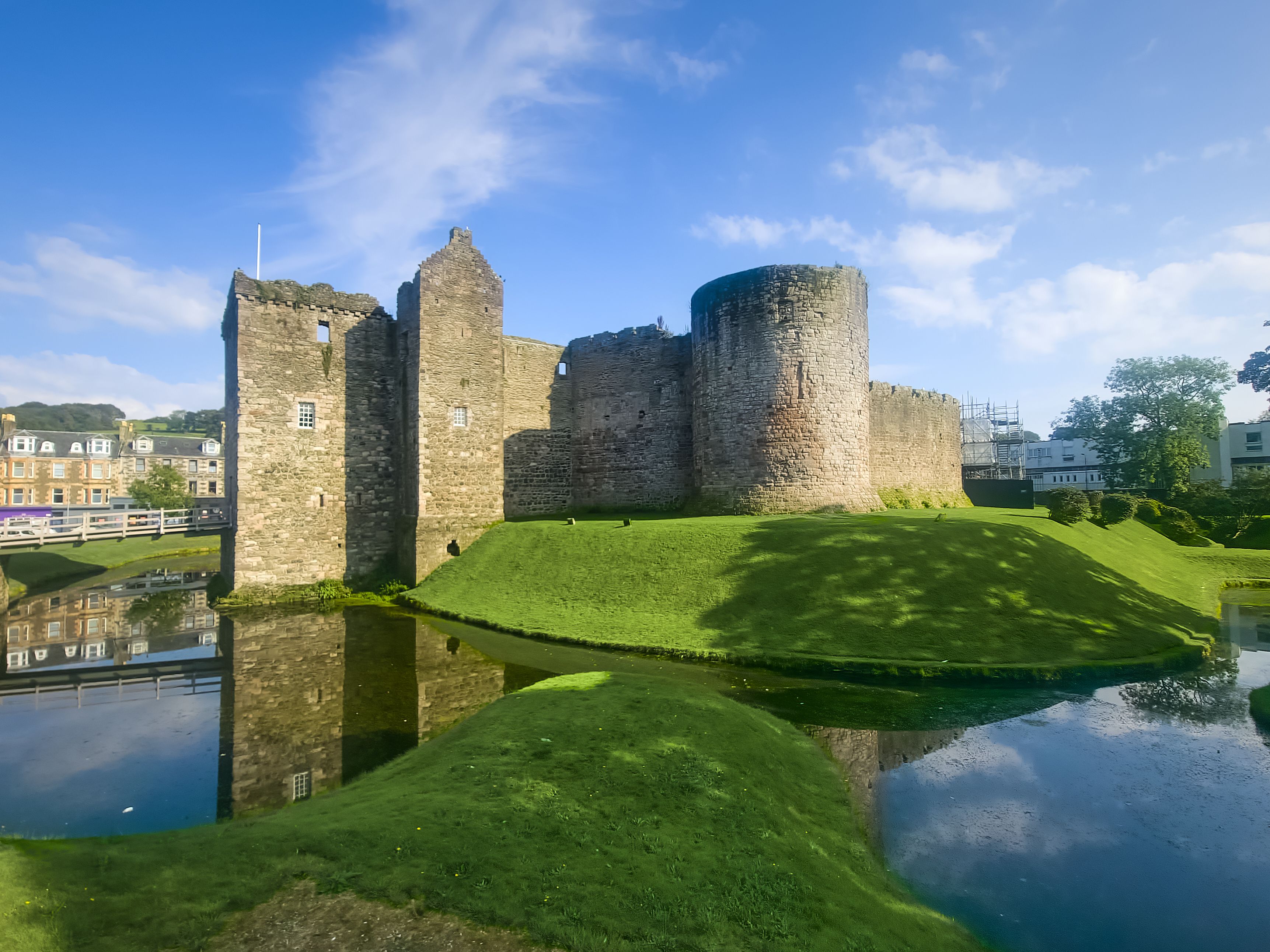 Rothesay Castle and Moat in Scotland · Free Stock Photo