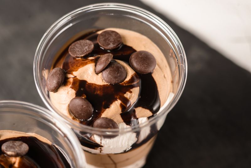 Chocolate avocado mousse