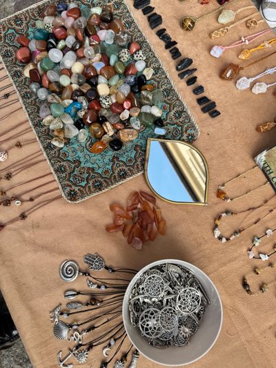 Silver & carnelian jewellery