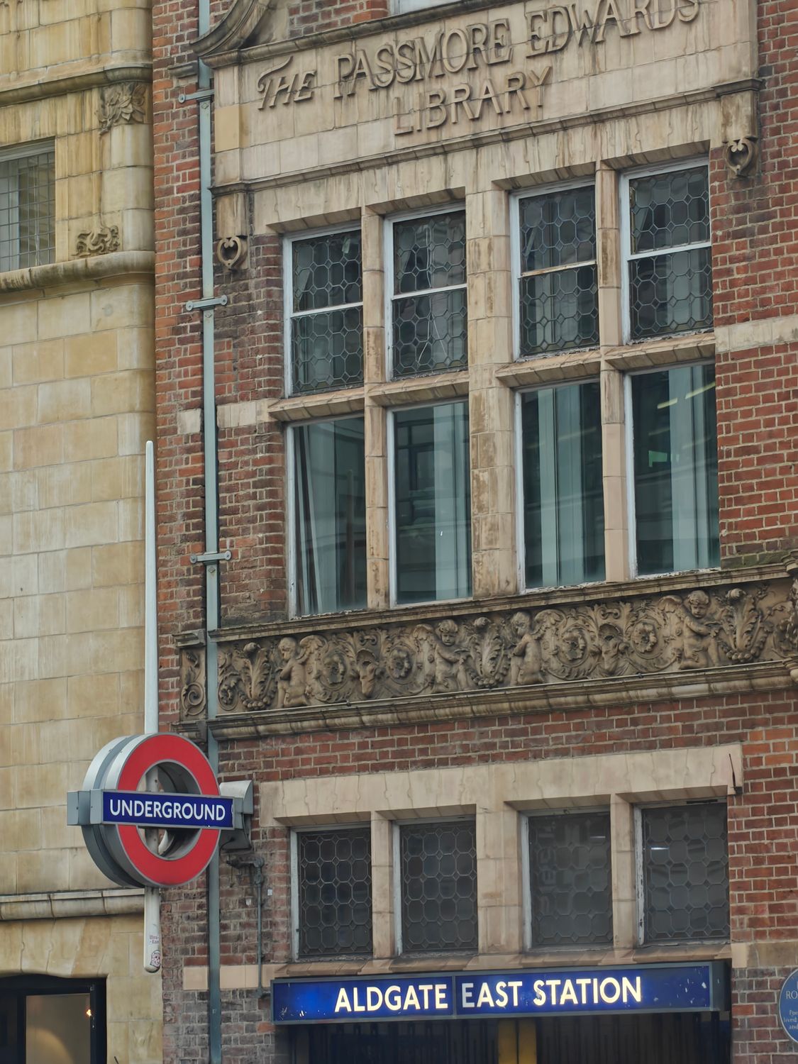 Edwards Library Passmore Edwards Library and Aldgate East Station · Free Stock Photo