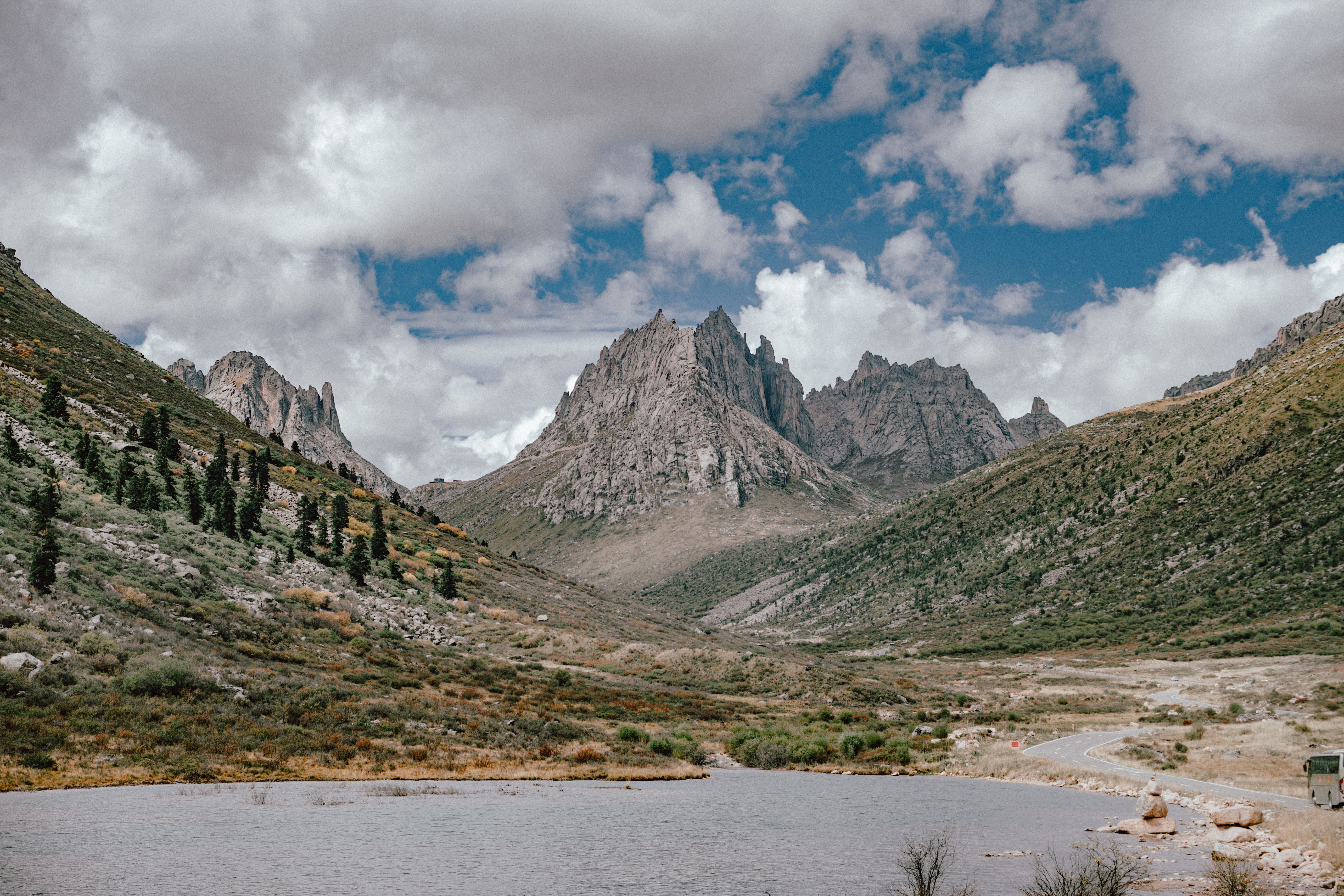 Majestic Mountain Landscape with Clear Sky · Free Stock Photo