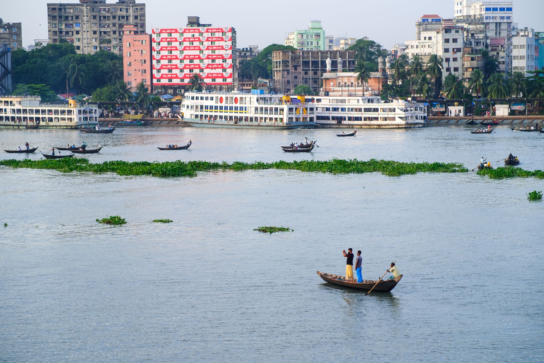 Boats On Buriganga River In Dhaka Bangladesh Free Stock Photo boats-on-buriganga-river-in-dhaka-bangladesh-free-stock-photo