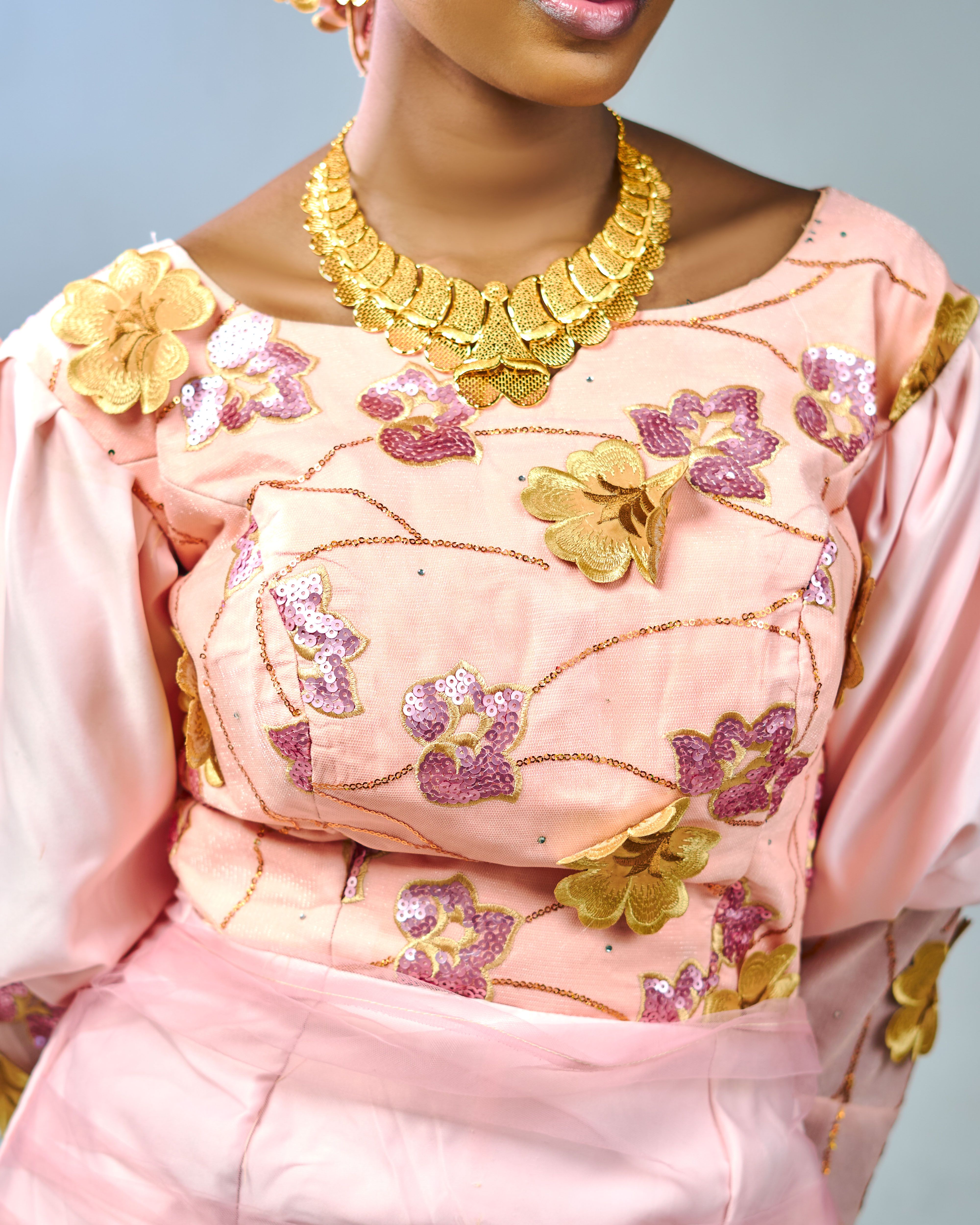 Elegant African Woman in Traditional Attire  Free Stock Photo