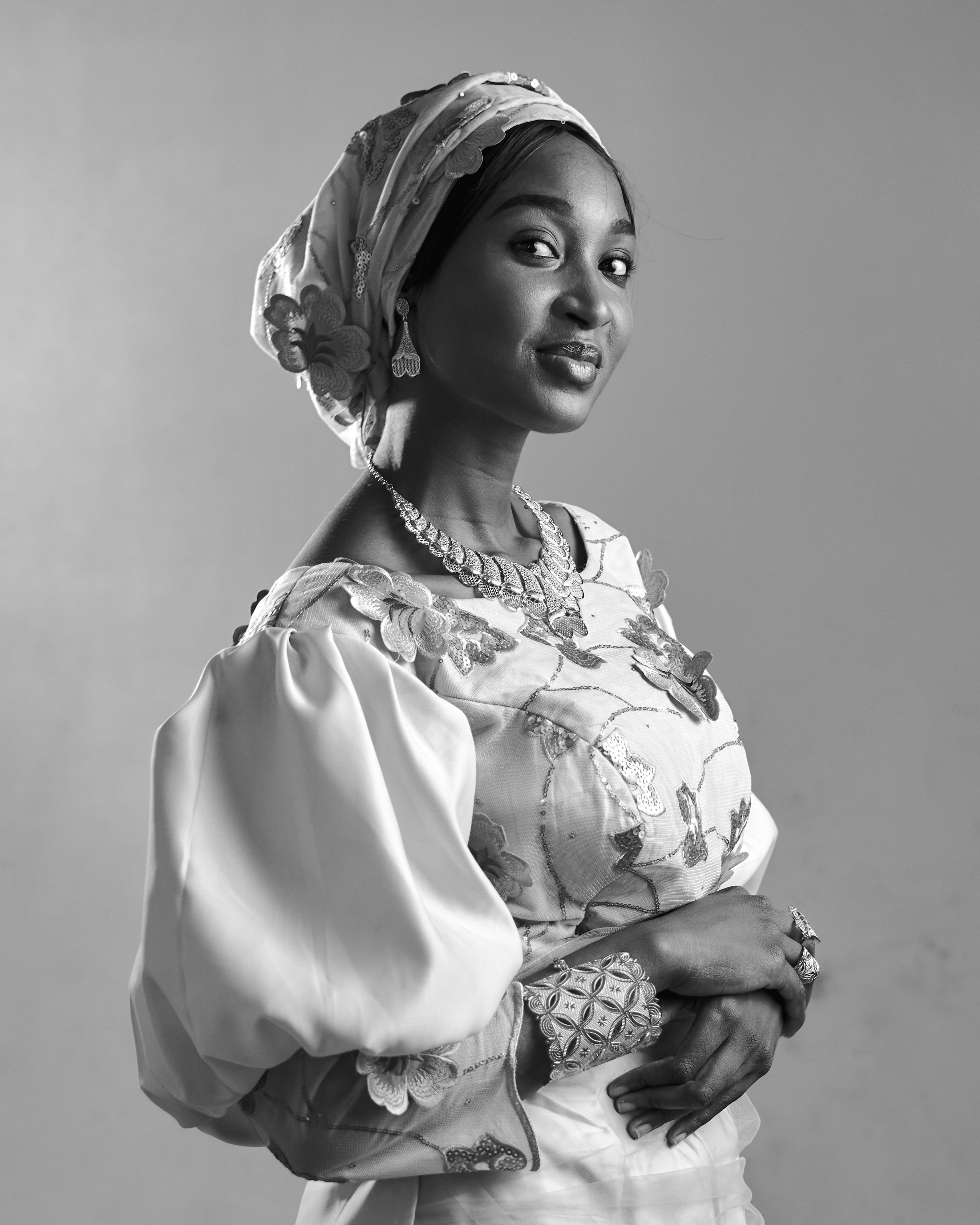Elegant Black and White Portrait of a Woman · Free Stock Photo