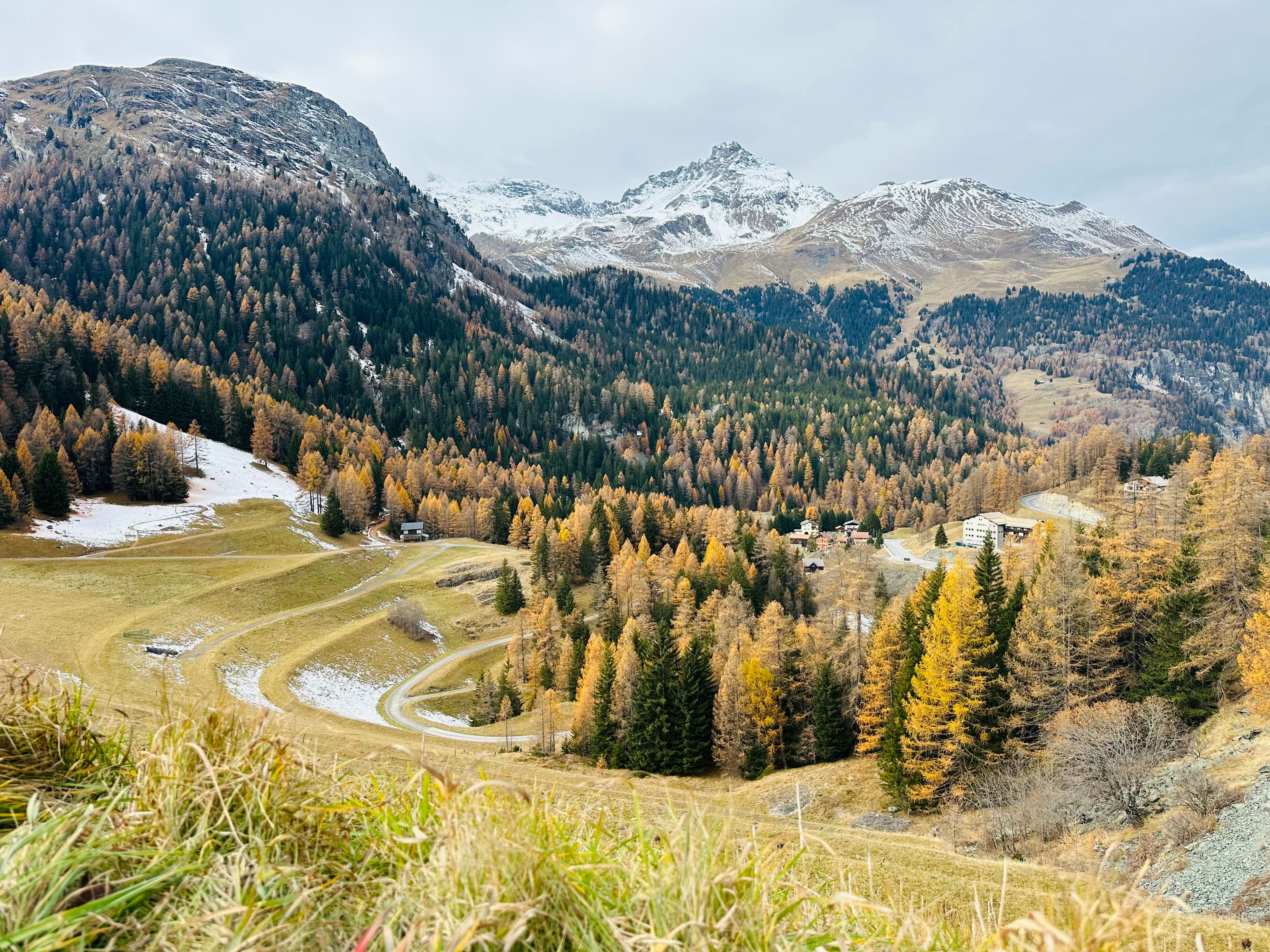Scenic Alpine Landscape in Autumn Colors · Free Stock Photo