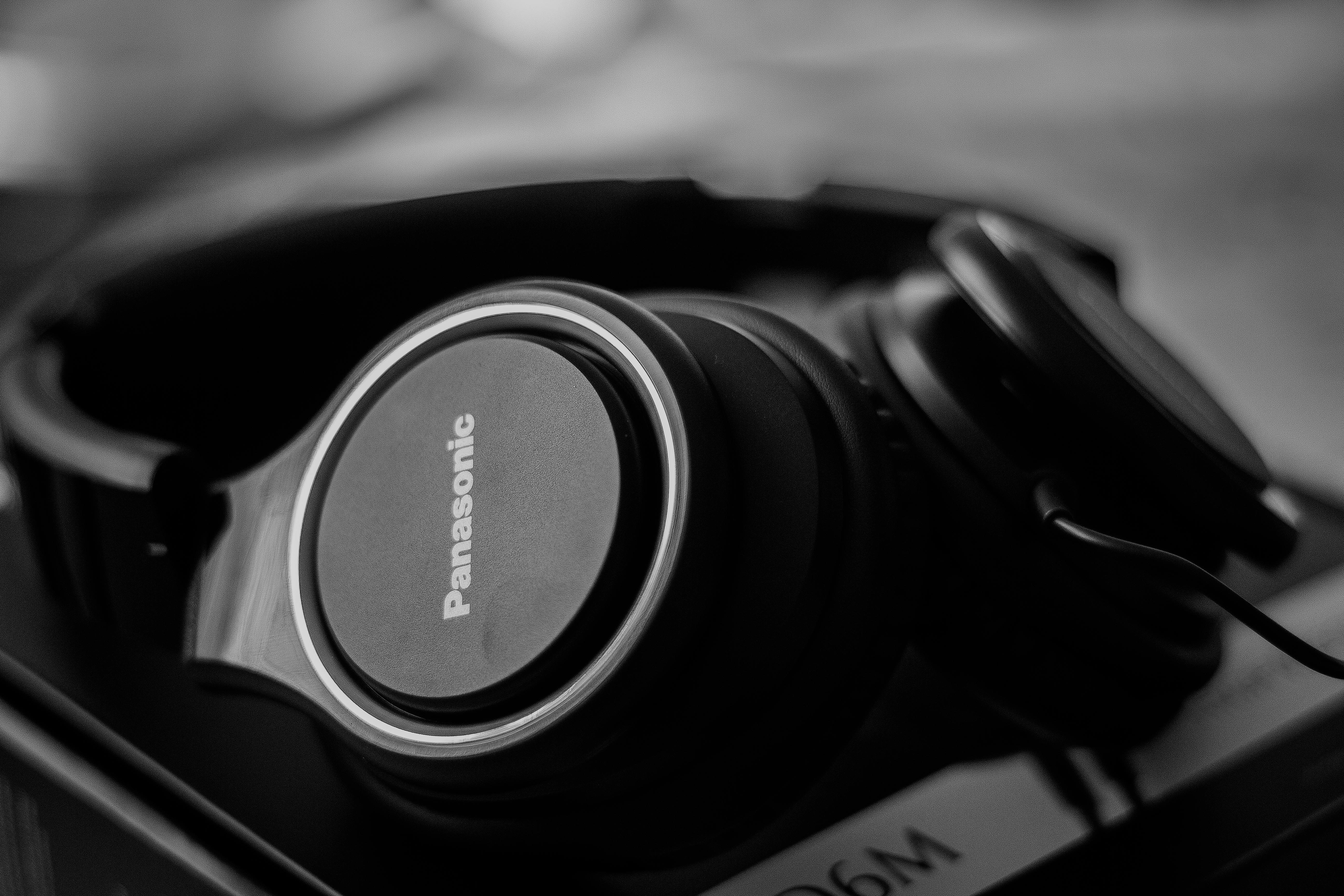 Black Panasonic Headphones Free Stock Photo