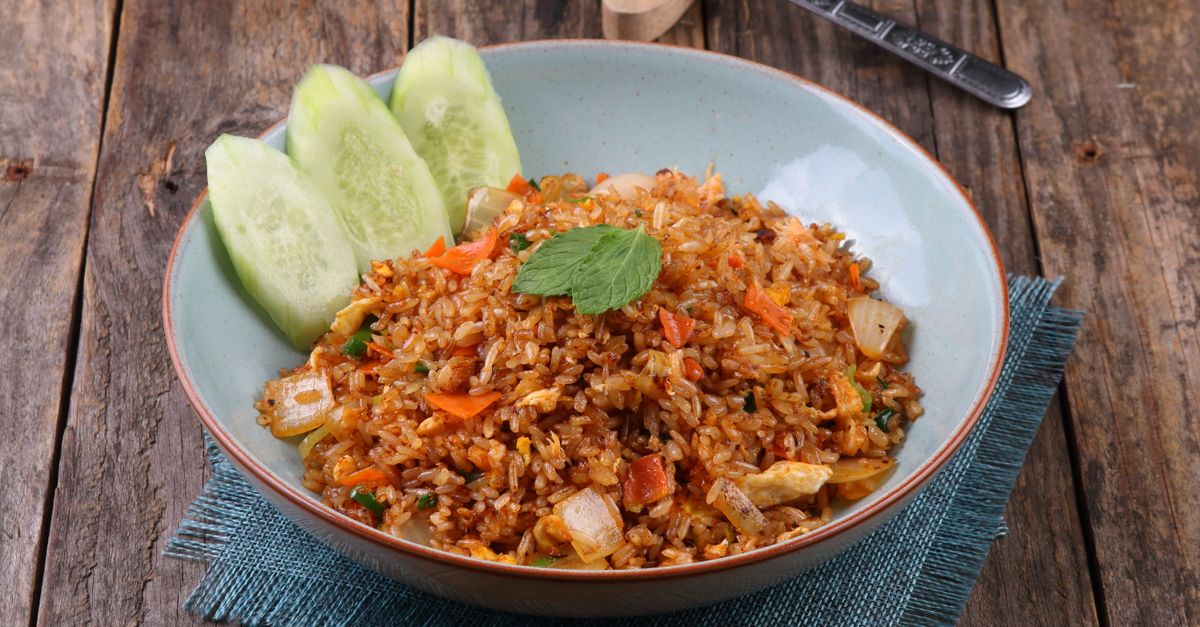 Arroz integral tipo “fried rice” saludable Arroz integral tipo “fried rice” saludable