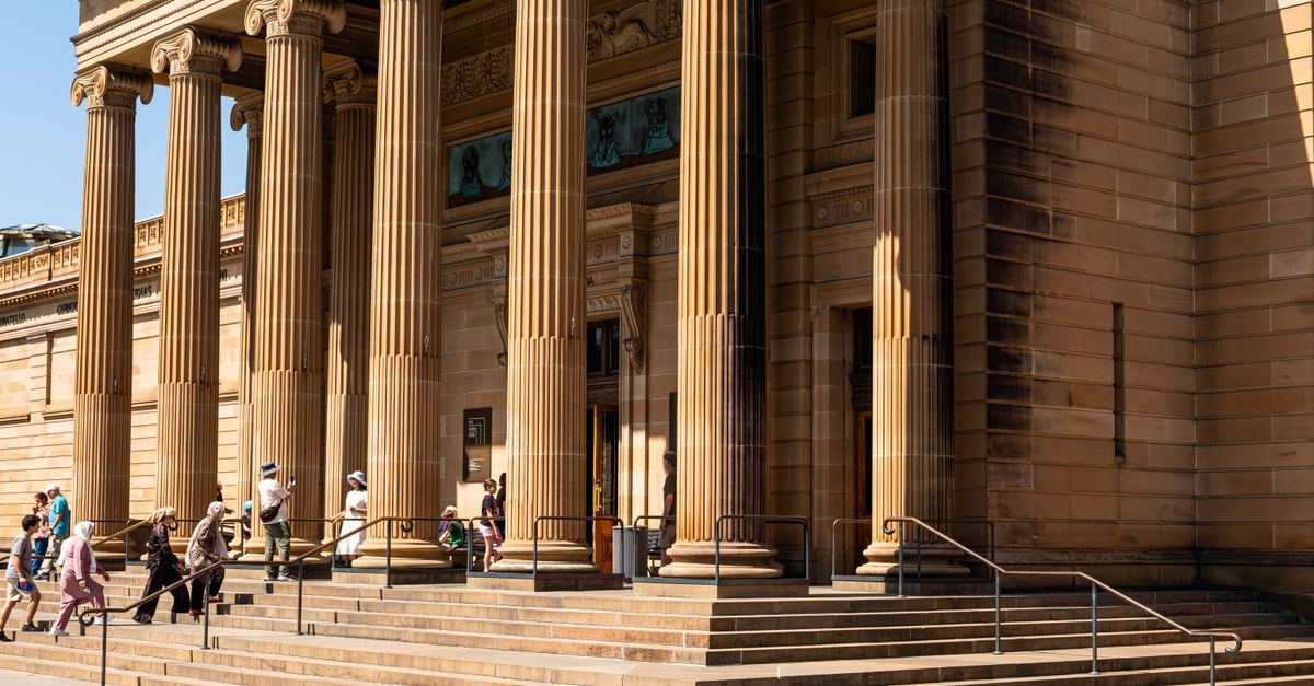 Art Gallery of New South Wales building in Sydney.