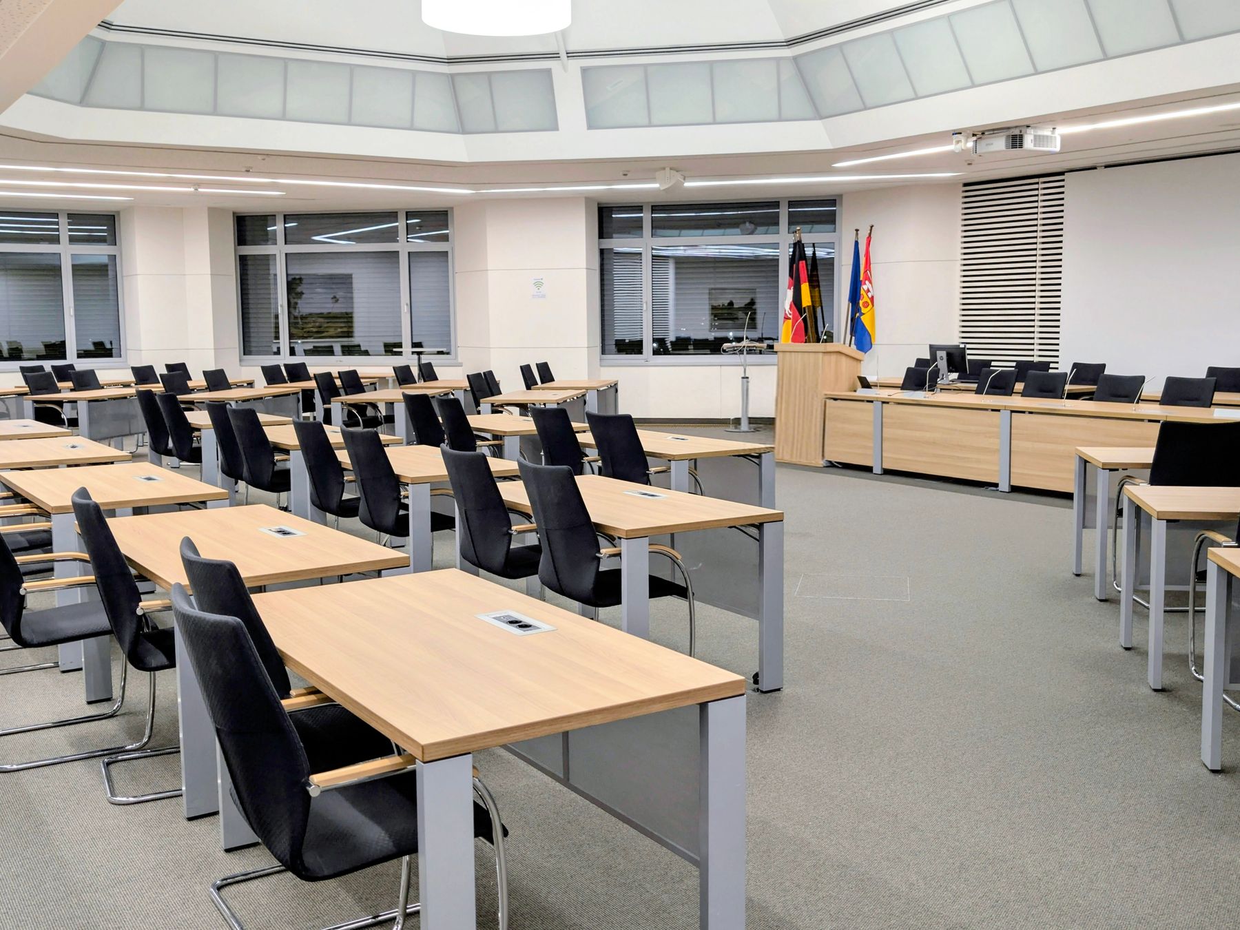 New Addington — office relocation team moving desks and equipment
