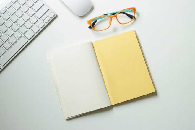 Open notebook and study notes, photo by Porapak Apichodilok on Pexels