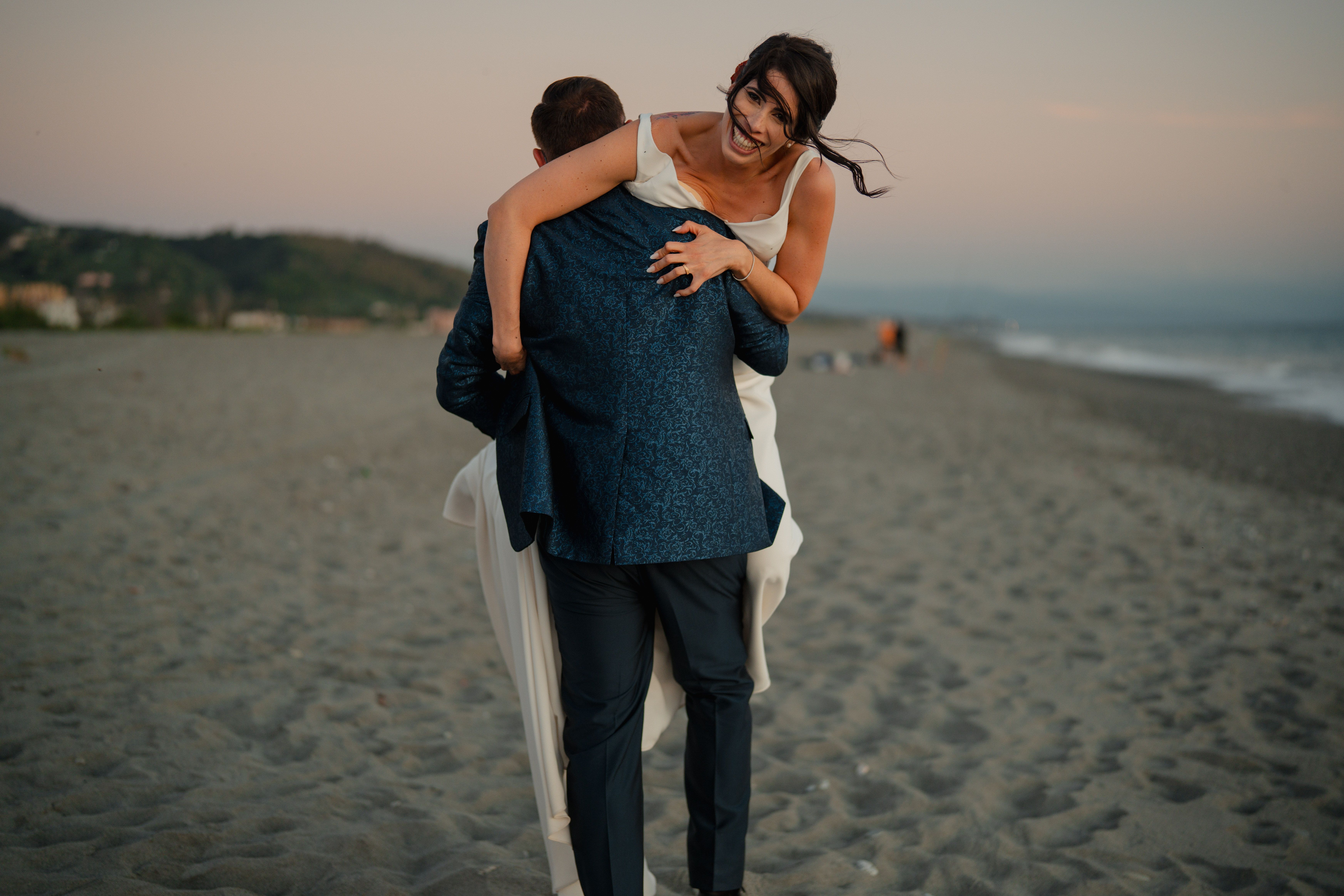 detalle tejido lino traje novio boda playa