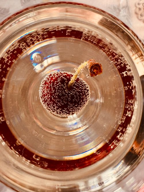 Free stock photo of bubbles, cherry macro, close up Stock Photo