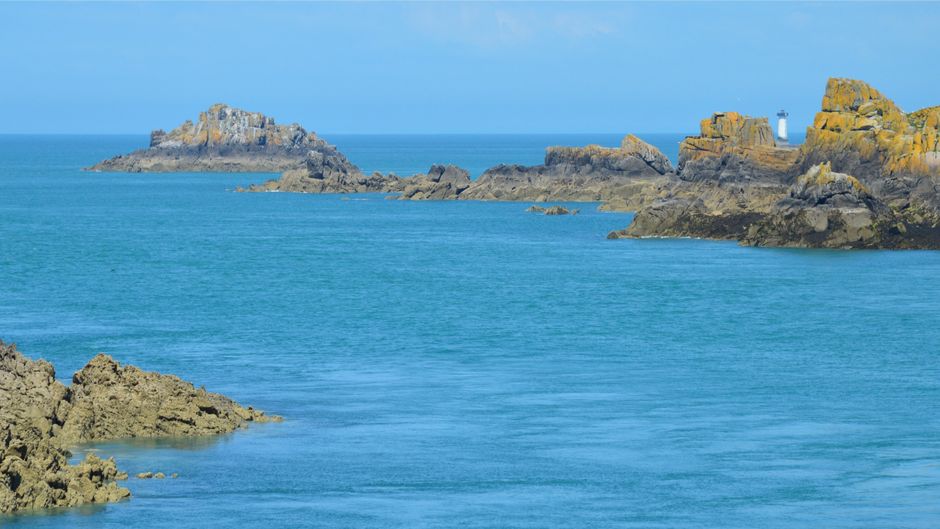 lighthouse coastal rocks