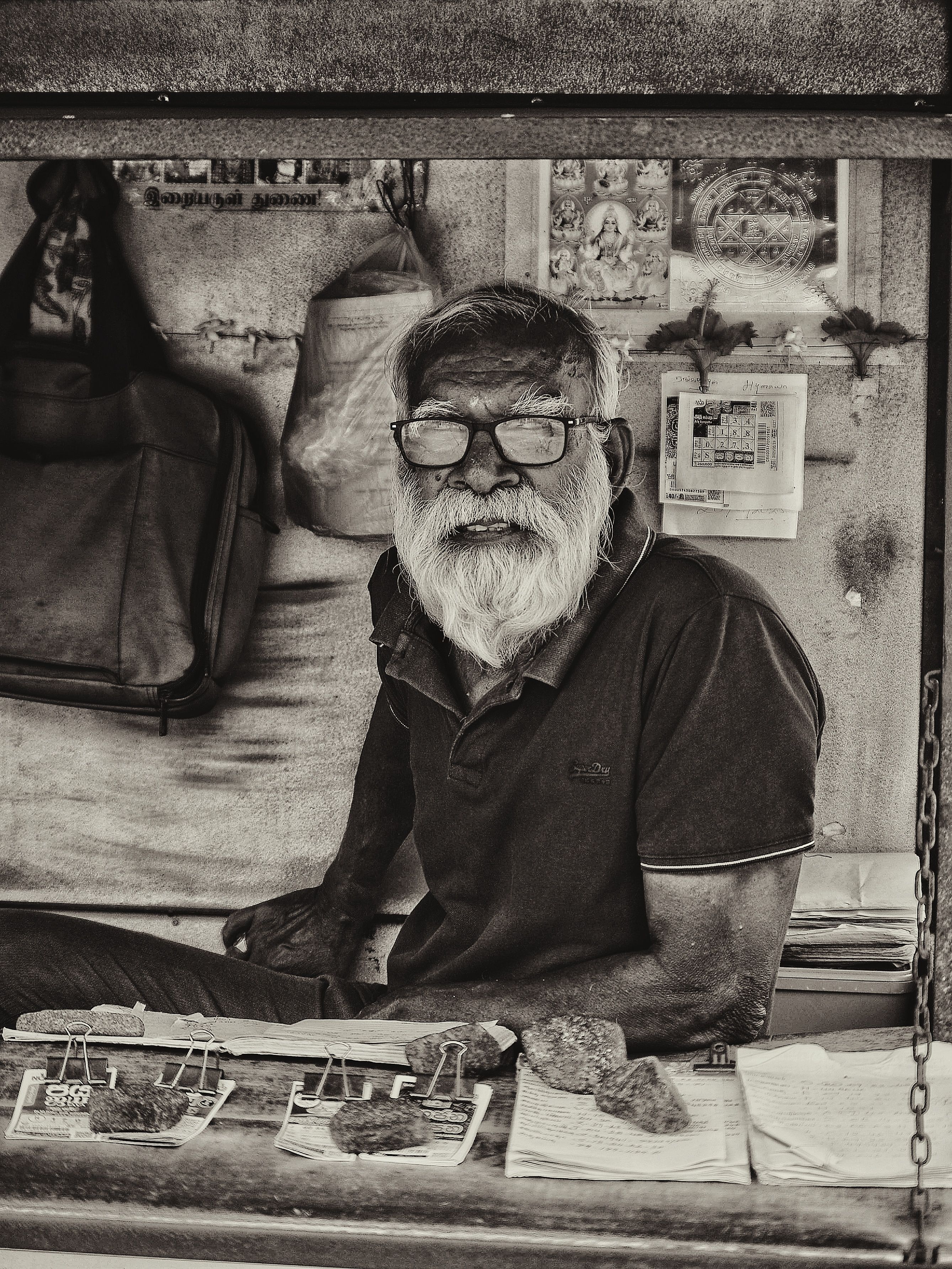 Portrait of Elderly Man in Traditional Setting · Free Stock Photo