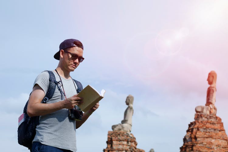 Man Reading Book