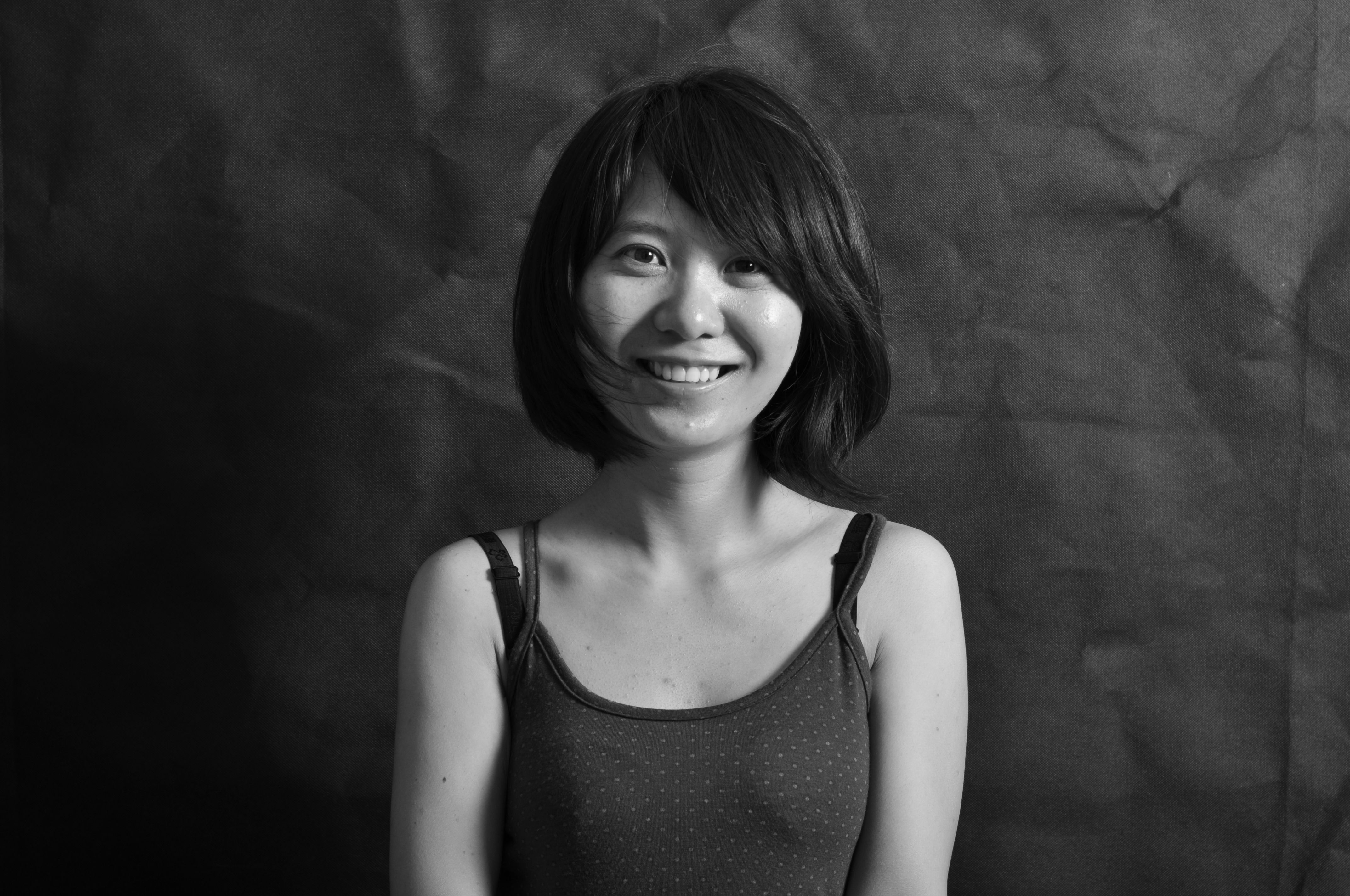 Black and White Portrait of Smiling Woman · Free Stock Photo