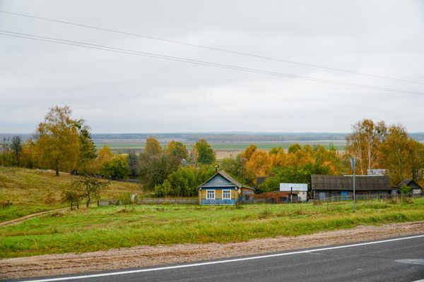 Rural Autumn Village jigsaw puzzle