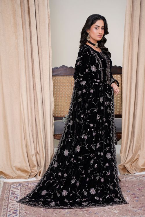 Elegant Pakistani Fashion Model in Black Embroidered Dress Free Stock Photo Elegant Pakistani Fashion Model in Black Embroidered Dress Free Stock Photo