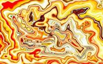 Vibrant Abstract Swirls in Warm Colors