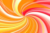 Vibrant Twirl of Colors Abstract Art