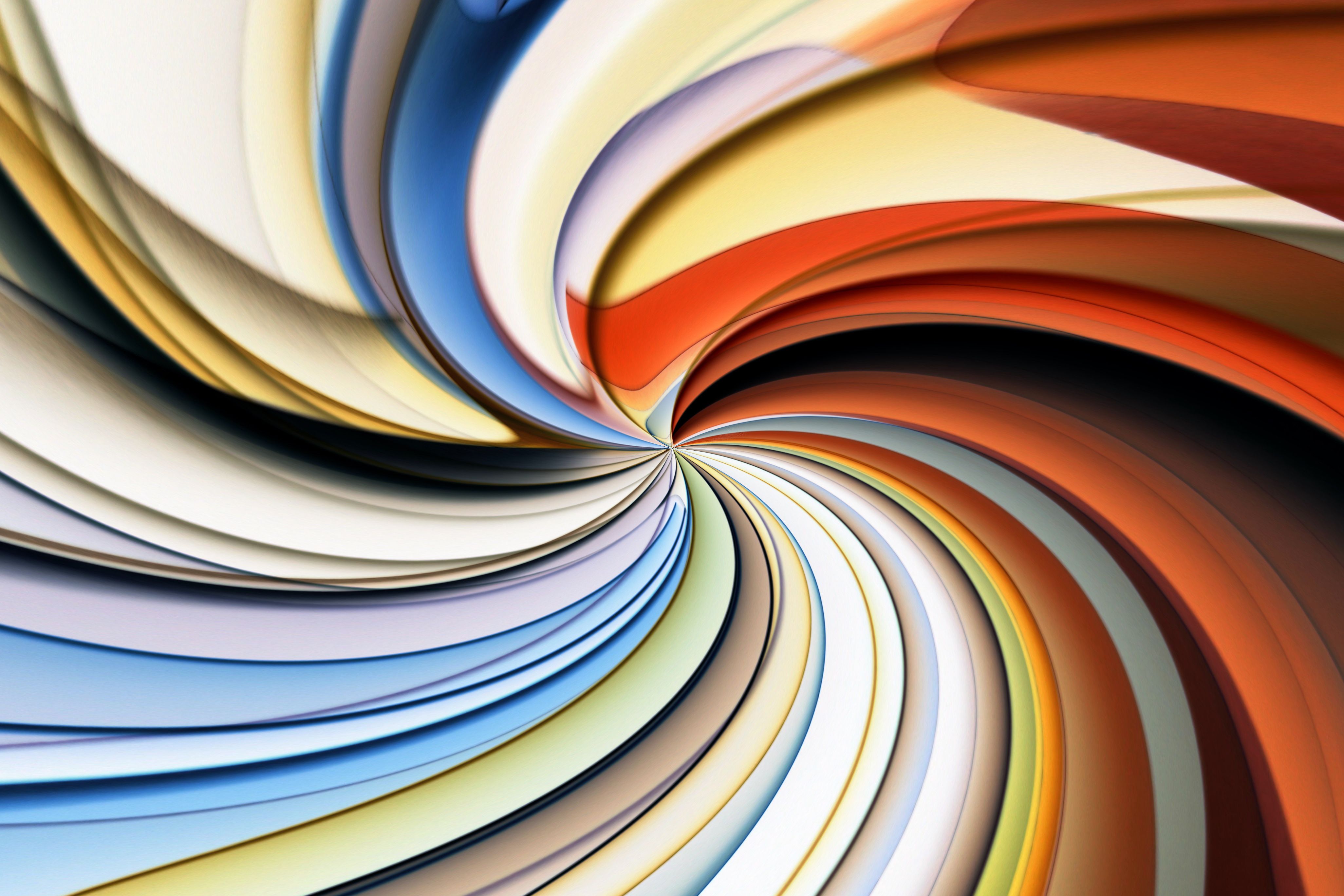 Colorful Abstract Swirls Art in Guaratuba · Free Stock Photo